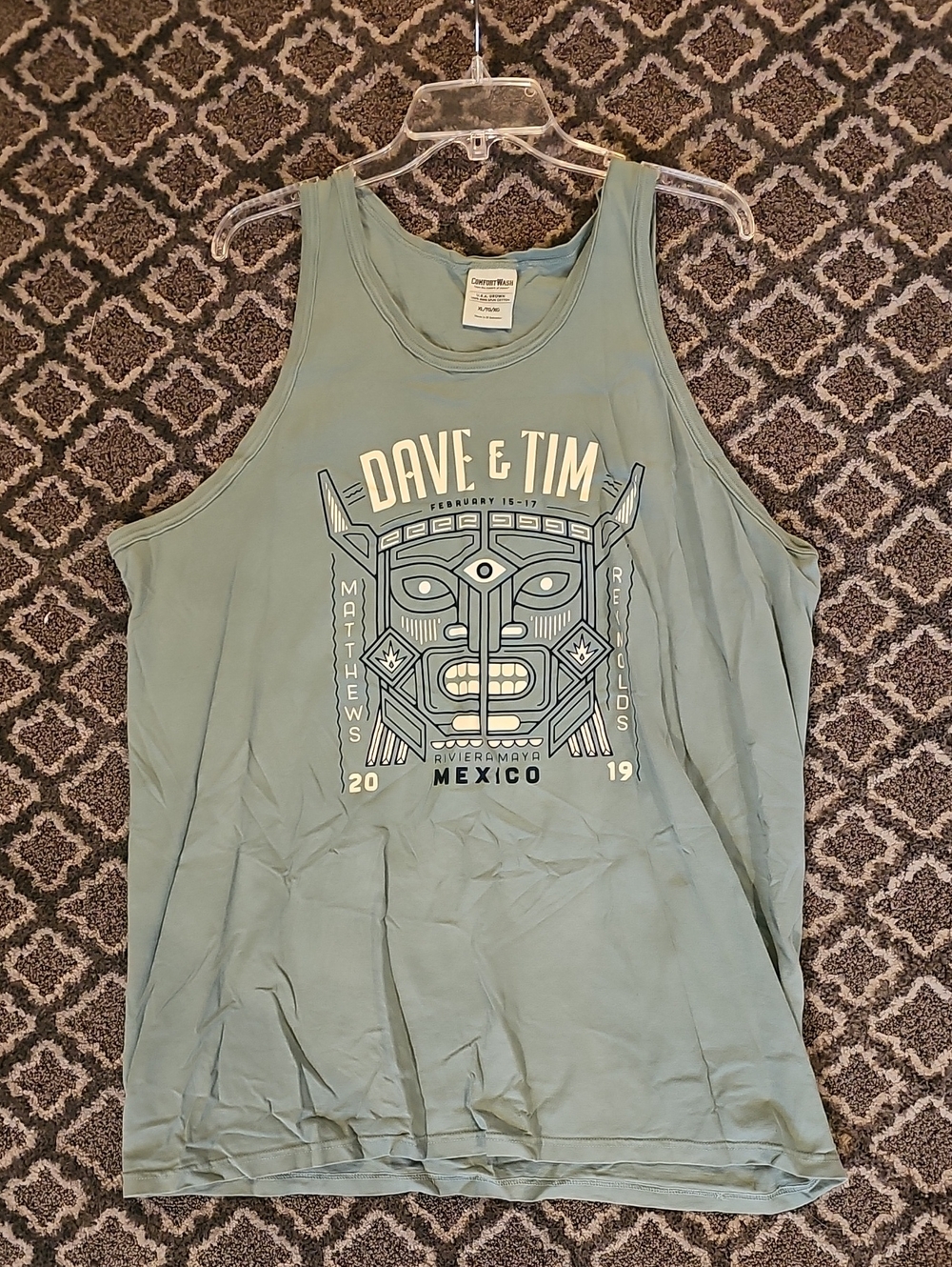 Sage Graphic Tank Top - Dave & Tim